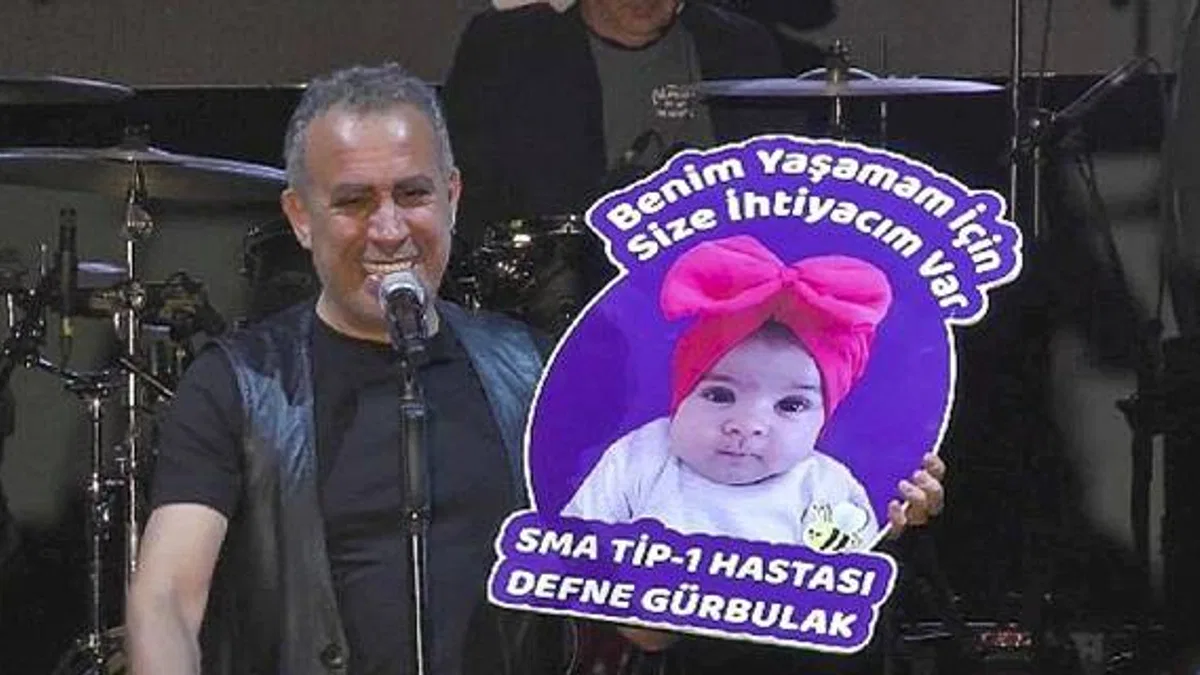 7. Hasat Festivali'nde Kınık'ta Yaşayan SMA Tip-1 Hastası Defne Gürbulak İçin Farkındalık