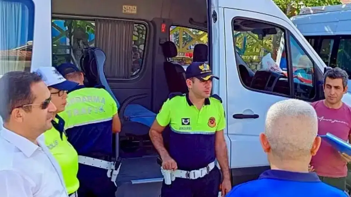 Kemer'de servis denetimleri