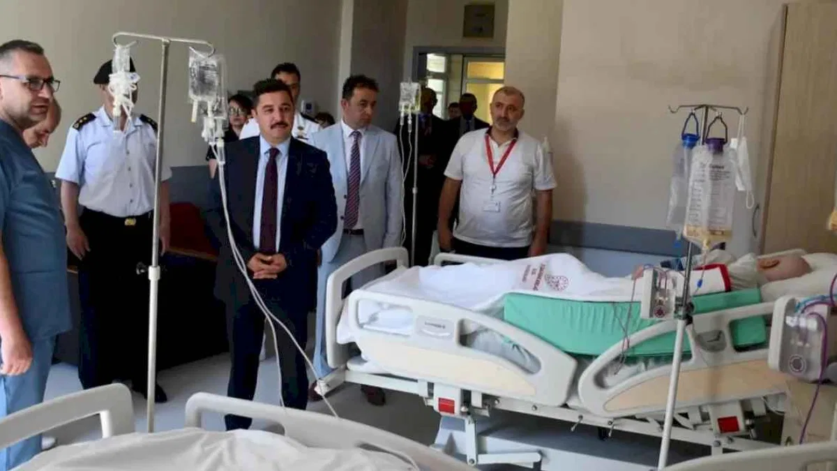 Mudanya Kaymakamı Terzi’den hastanede 'şifa' ziyareti
