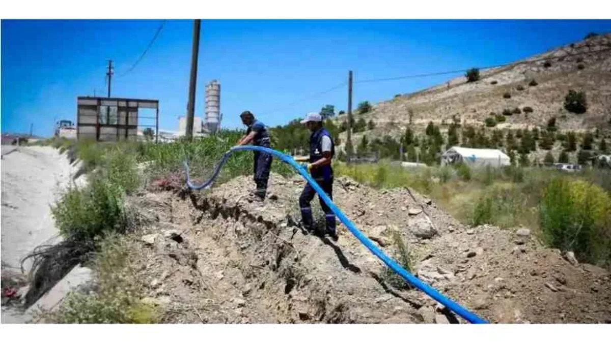 Malatya MASKİ'den Hekimhan'a yeni hat