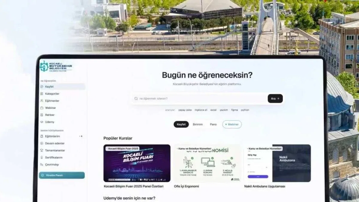 Kocaeli Büyükşehir personelini dijital eğitimle güçlendiriyor