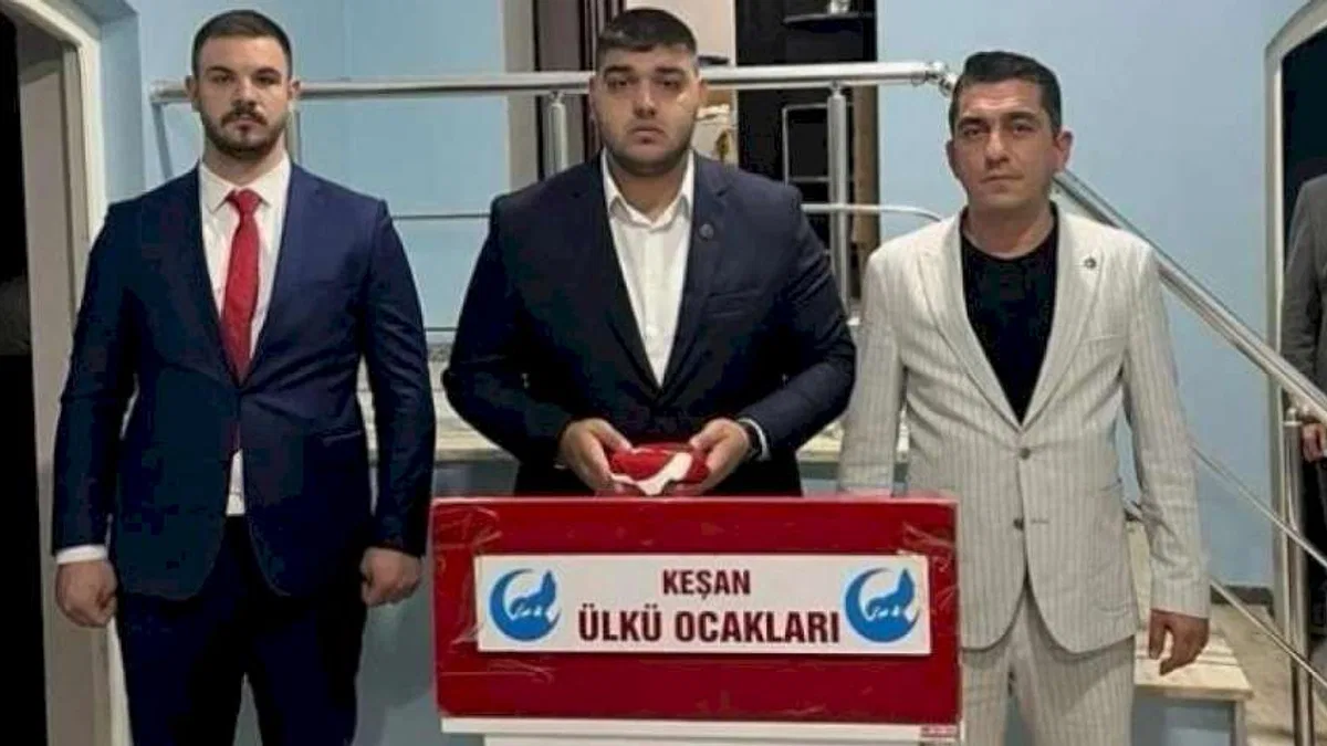 Edirne Keşan Ülkü Ocakları’nın yeni başkanı Yiğit Yamalı