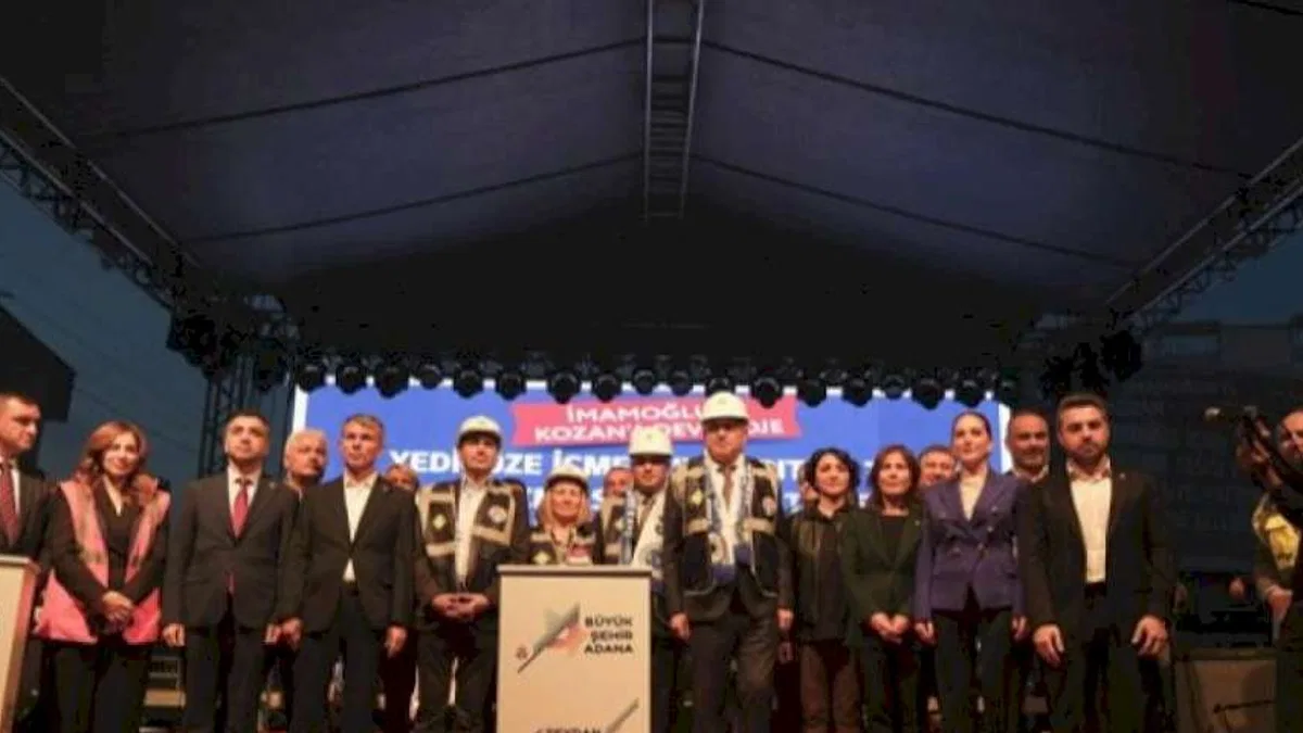 Adana Yedigöze İçme Suyu Arıtma Tesisi temeli atıldı