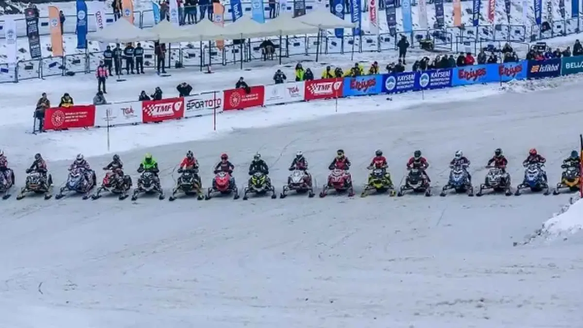 2025 Dünya Kar Motosikleti Şampiyonası Erciyes'te yapılacak