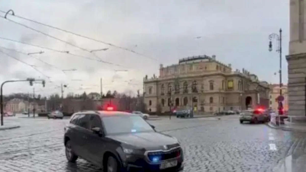 Prag'da silahlı saldırı!