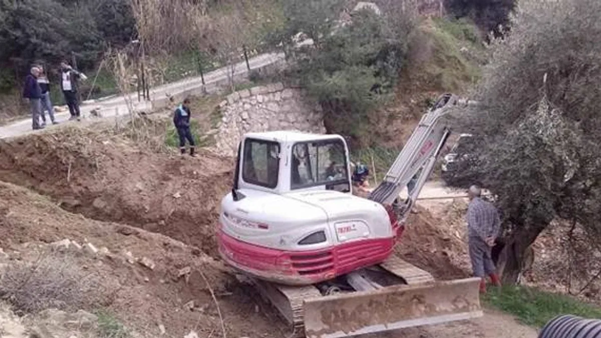 Bozkır Mahallesi’nde taşkın riskine karşı çifte önlem