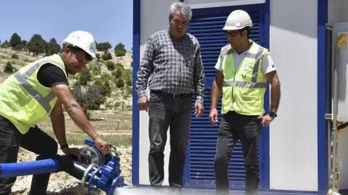 MESKİ, Güzeloluk Mahallesi’nde su teminini güvence altına aldı