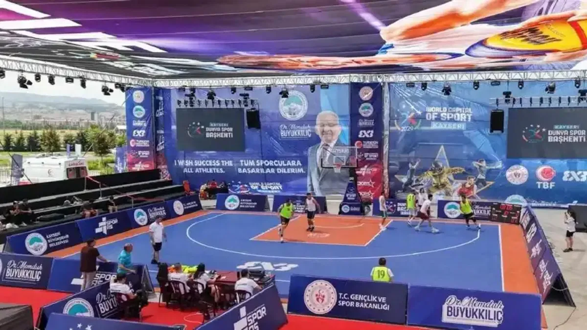 FIBA 3x3 Lite Quest 2026 Kayseri'de başladı