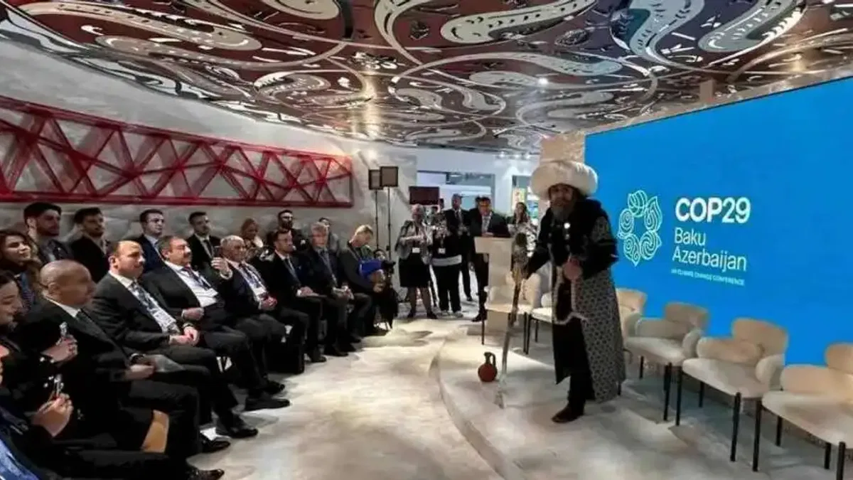 BM İklim Değişikliği Zirvesinde temsili Nasreddin Hoca ile Konya tanıtımı yapıldı