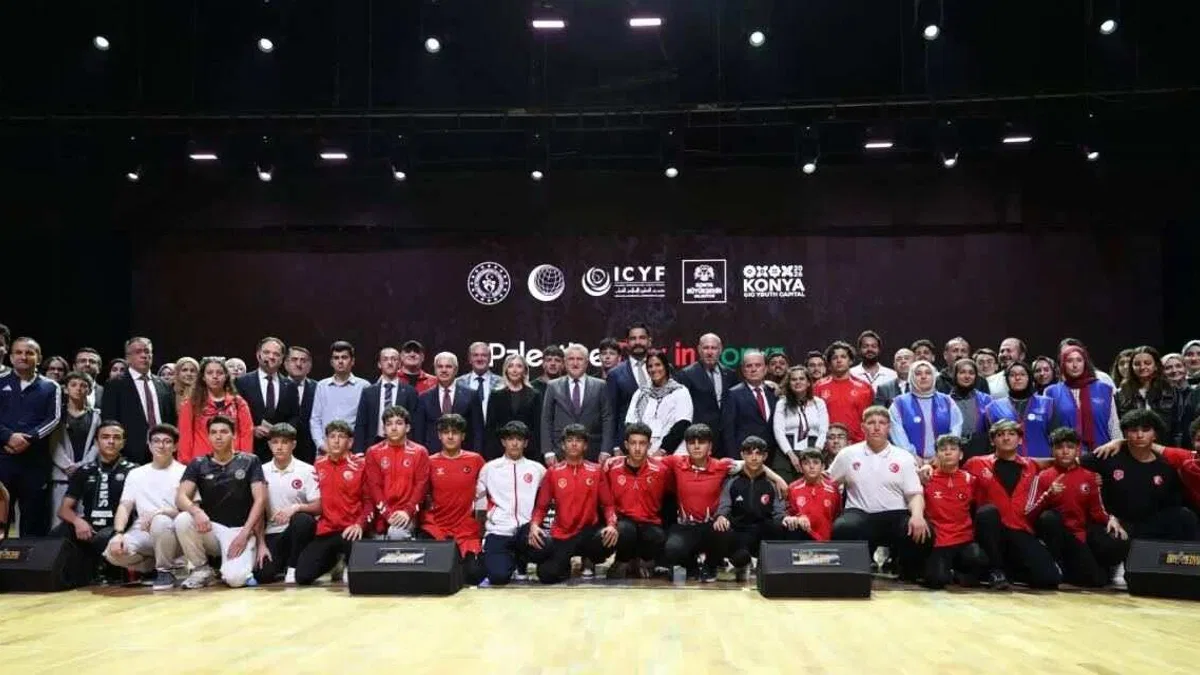 Filistin davasına Konya'dan güçlü gençlik desteği