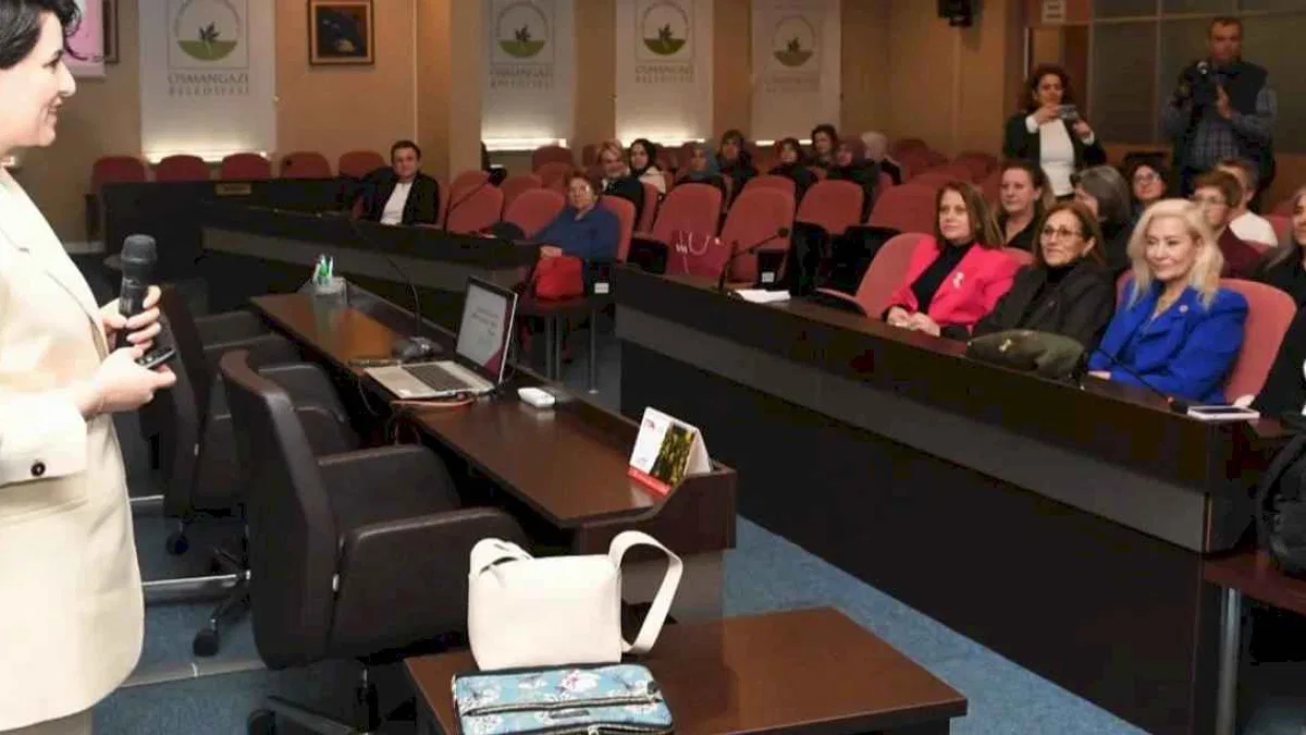 Bursa Osmangazi’de kadınlara özel sağlıklı yaşam semineri