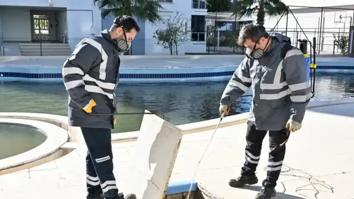 Antalya'da haşere ve vektörlere karşı kış mücadelesi