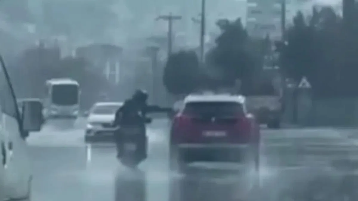 Denizli’de tehlikeli motosiklet sürüşü cezasız kalmadı!