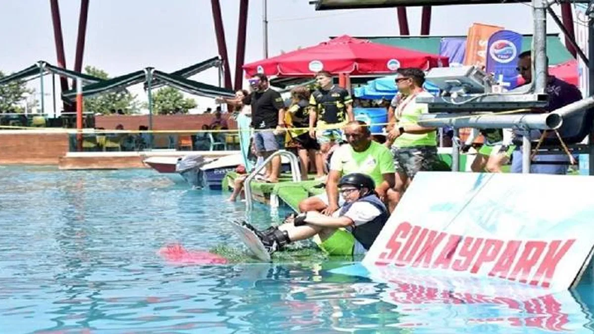 Kayseri'de Wakeboard rüzgarı