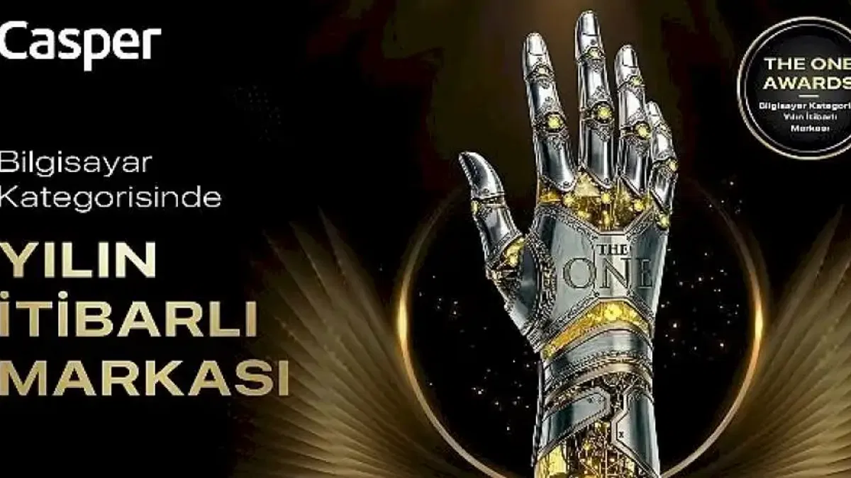 Casper The One Awards'ta Bilgisayar Kategorisinde "Yılın İtibarlı Markası" Seçildi