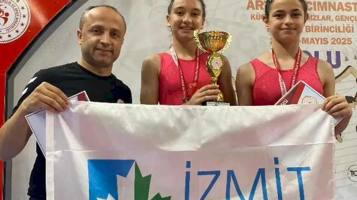 İzmitli genç cimnastikçiler Türkiye ikincisi
