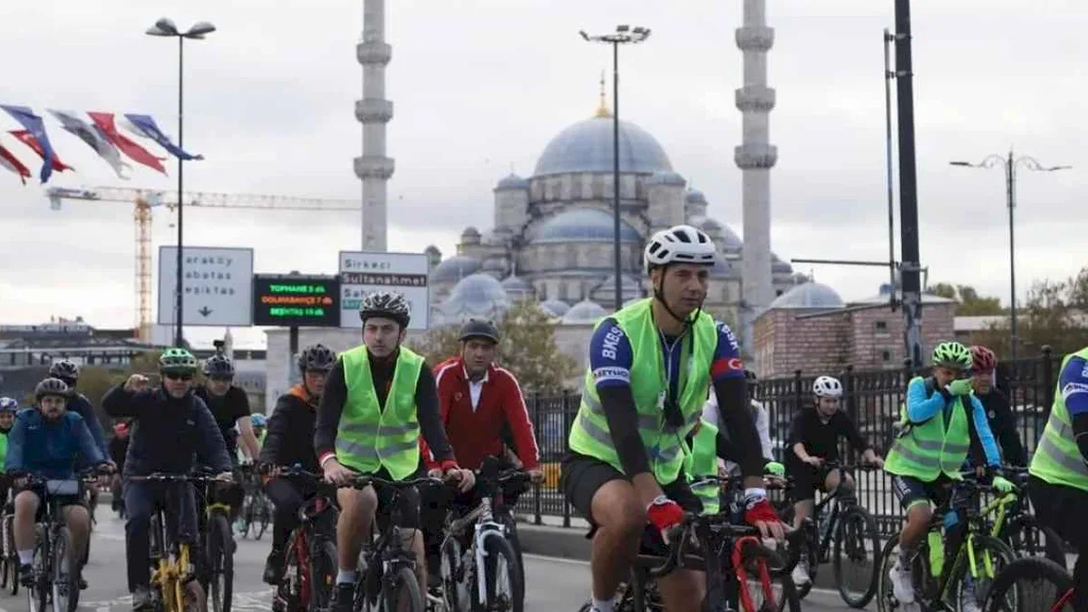 Tarihi Yarımada'da pedal çevirdiler