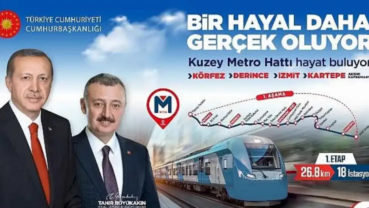 Kuzey Metro Hattı için şantiye çalışmaları başladı