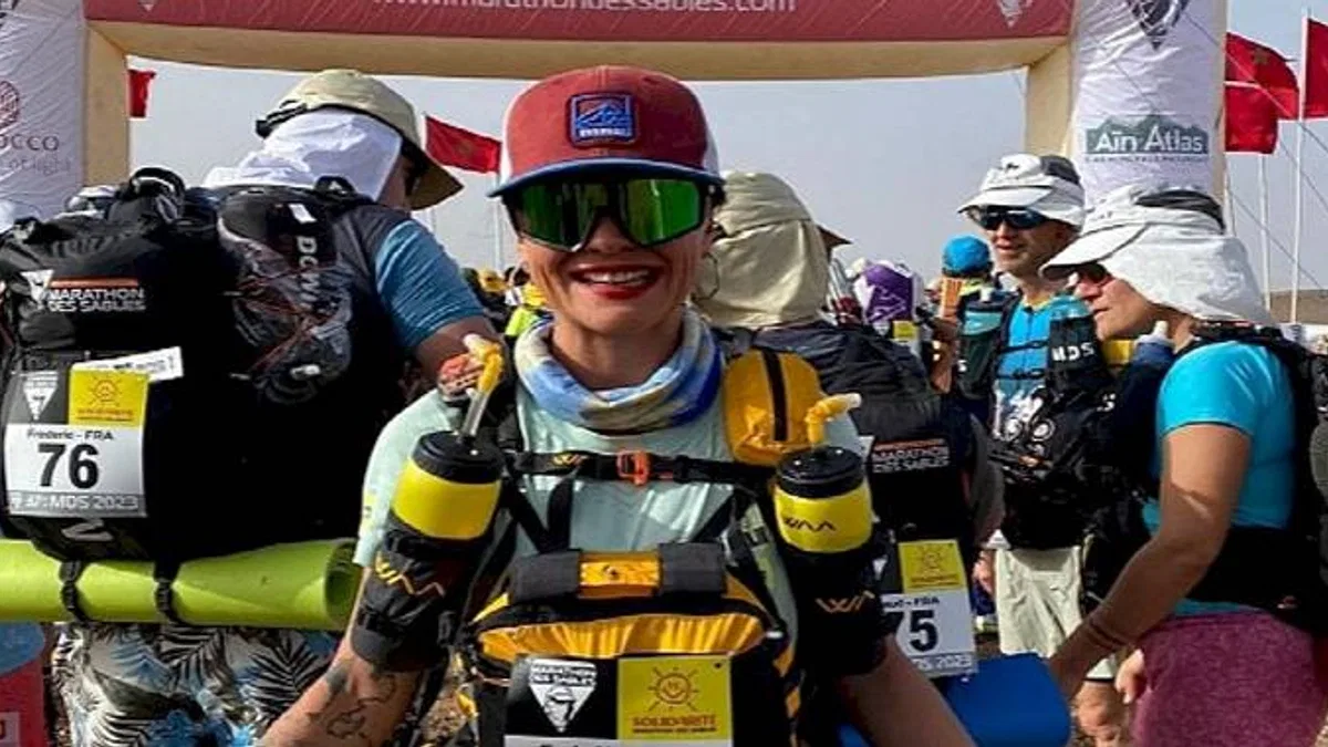 Marathon Des Sables'a katılan ilk Türk kadını Seda Nur Çelik, Depremden etkilenen çocuklar için Sahra Çölü'nde koştu
