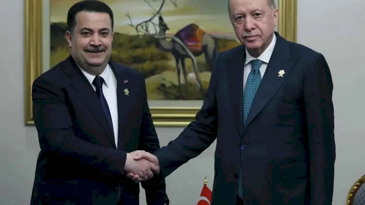 Cumhurbaşkanı Erdoğan, Katar'da Irak Başbakanı ile görüştü