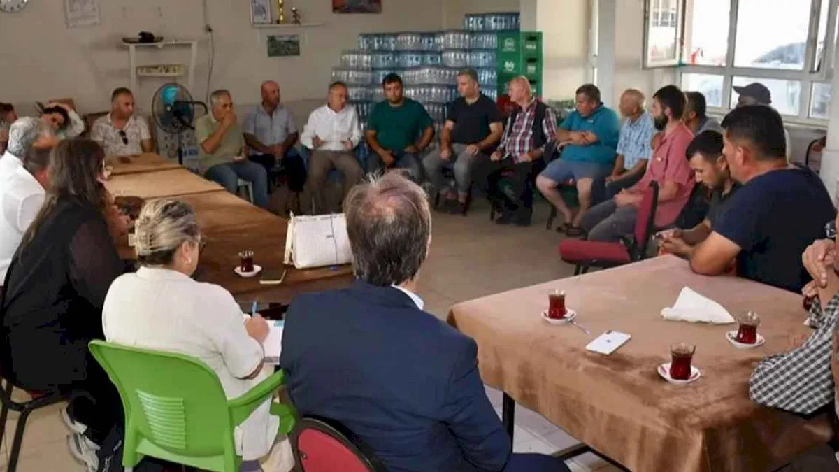 Manisa Yuntdağı'nda üreticinin sorunları dinlendi