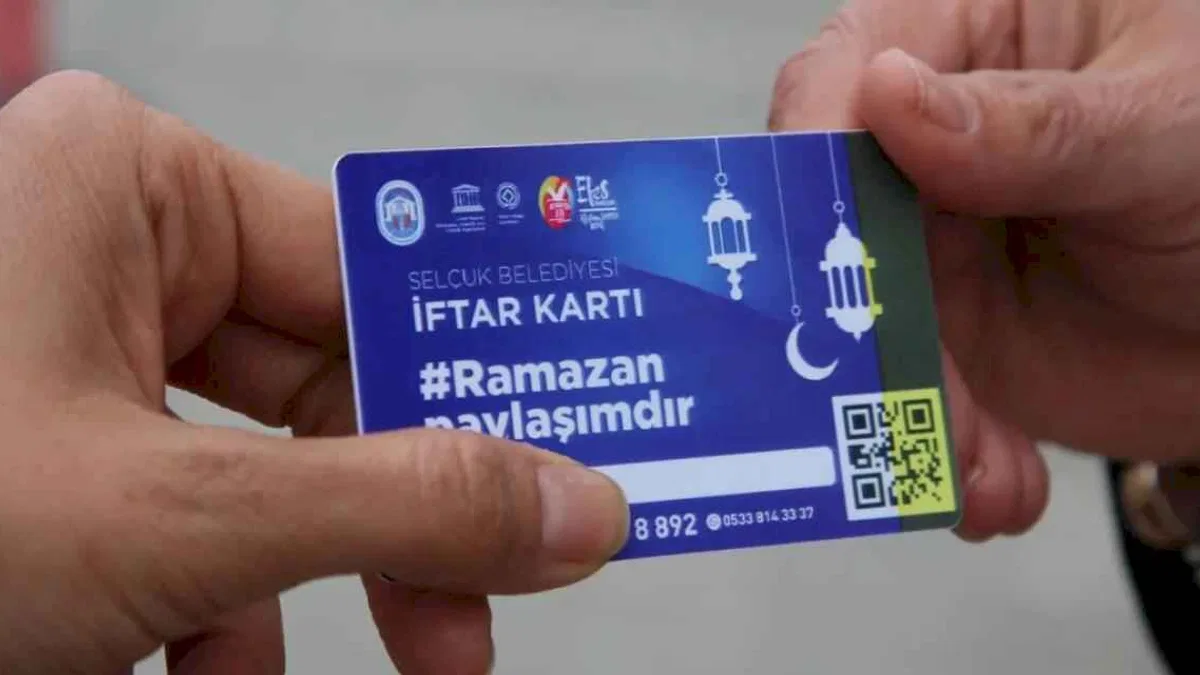 İzmir Efes Selçuk'ta 'İftar Kart' dayanışması