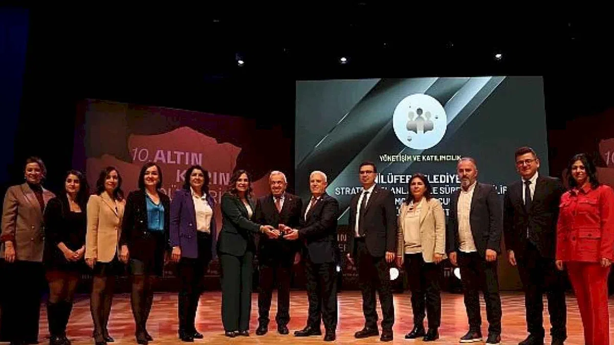 Nilüfer Belediyesi'nin 2 projesine Altın Karınca Ödülü