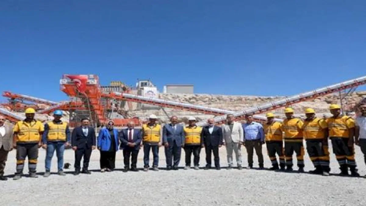 Kayseri Kocasinan'dan örnek Konkasör tesisi