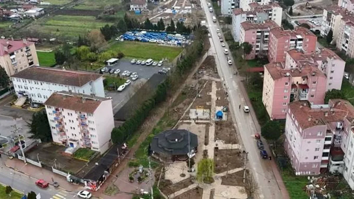 Sakarya Ferizli’nin yeni yaşam alanı tamamlanıyor