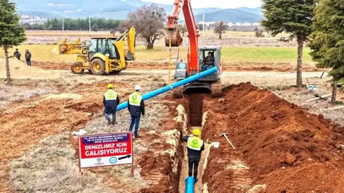 Denizli Acıpayam’da asbestli borular tarihe karışıyor