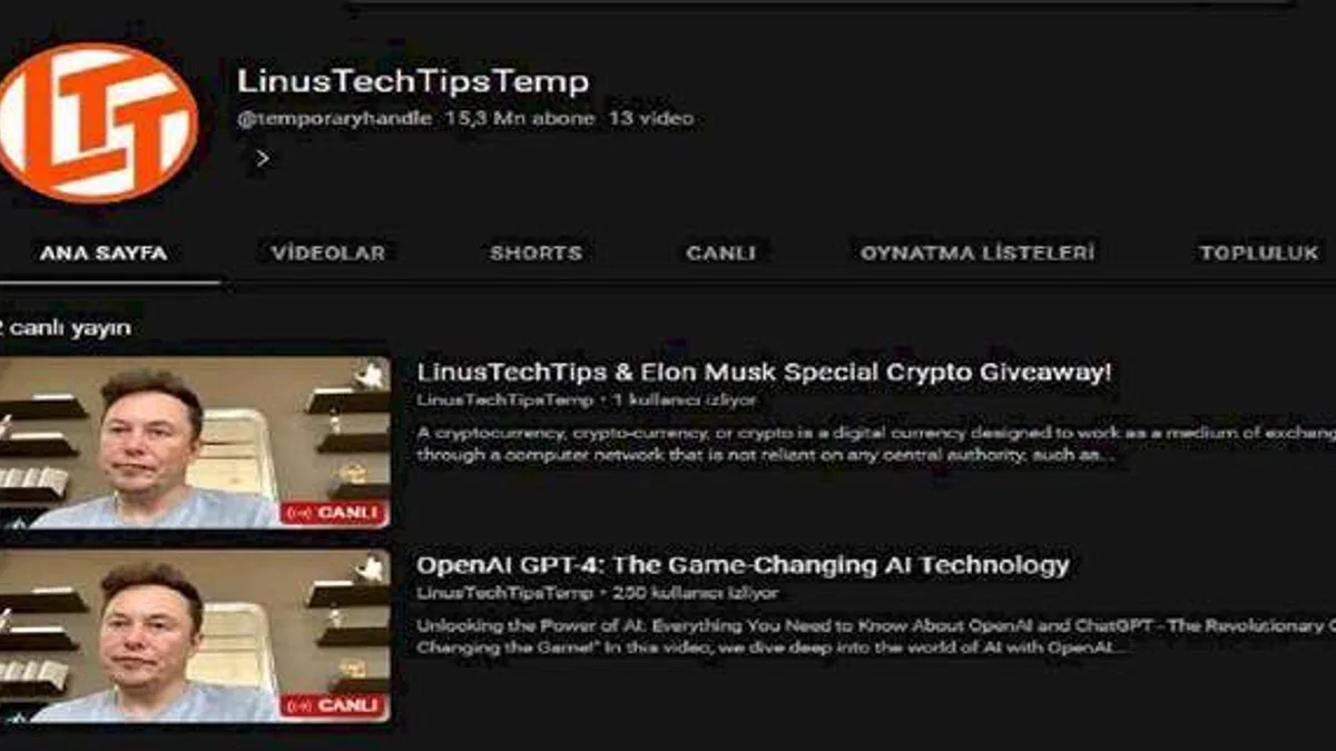 Linus Tech Tips YouTube Kanalı Hacklendi
