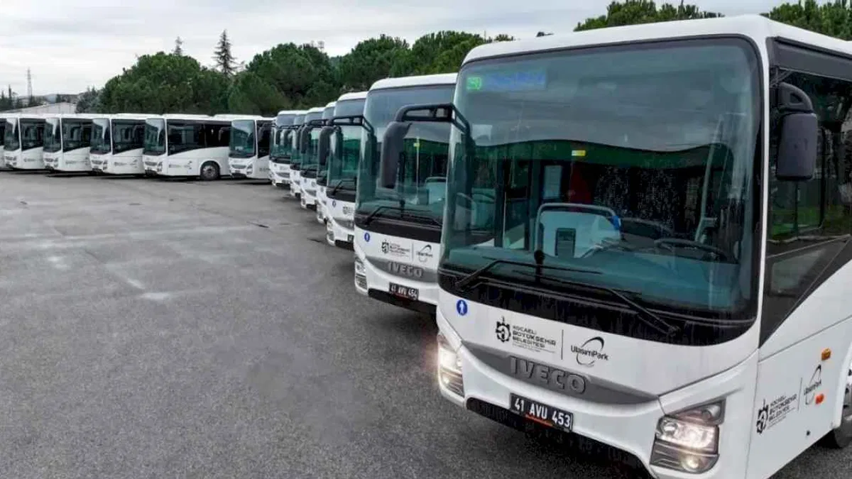 Kocaeli ulaşımına 27 yeni otobüs daha