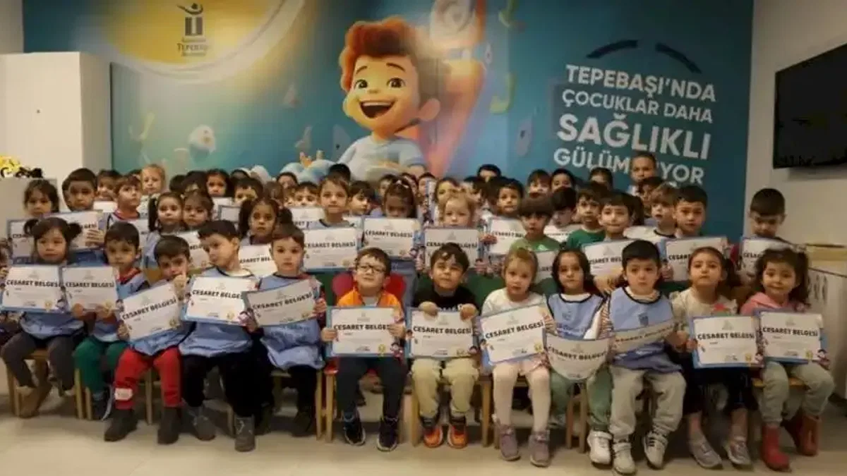 Eskişehir’de miniklere diş sağlığı eğitimi