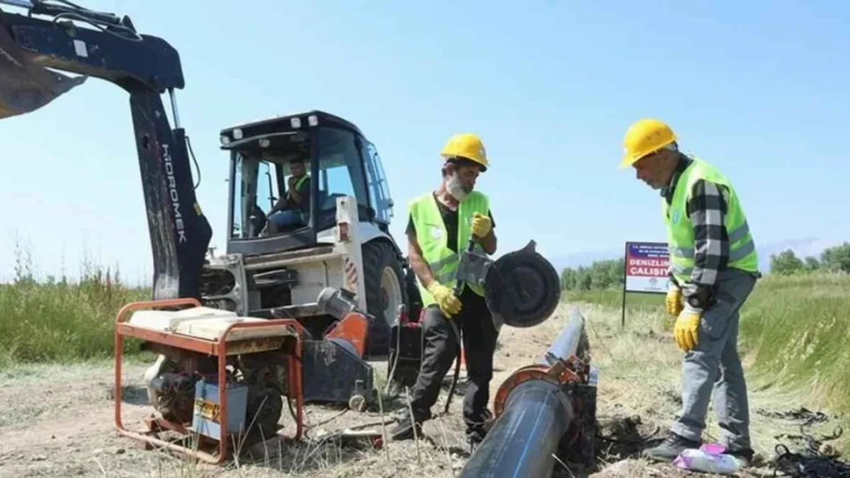 DESKİ’den Kale’ye temiz ve sürekli içme suyu hattı