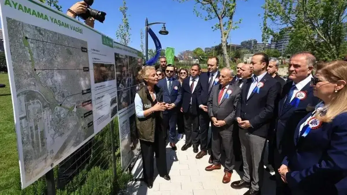 Ayamama Deresi Yaşam Vadisi açıldı