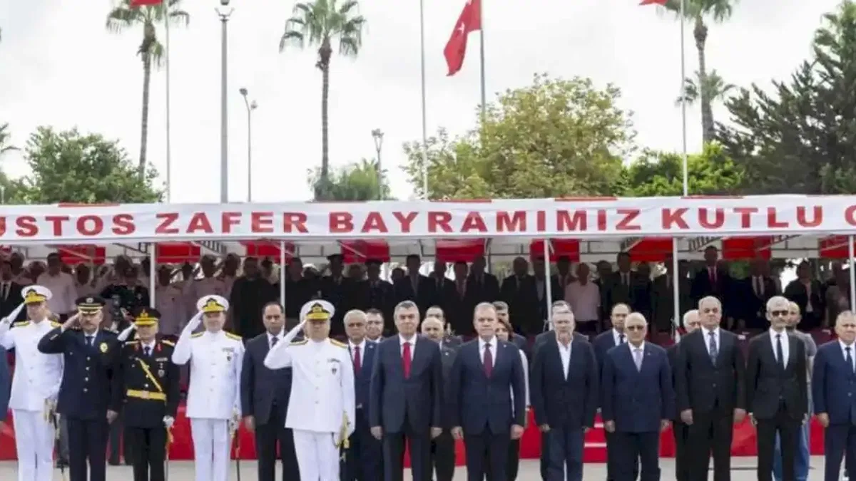 Mersin’de 30 Ağustos coşkusu törenlerle yaşandı