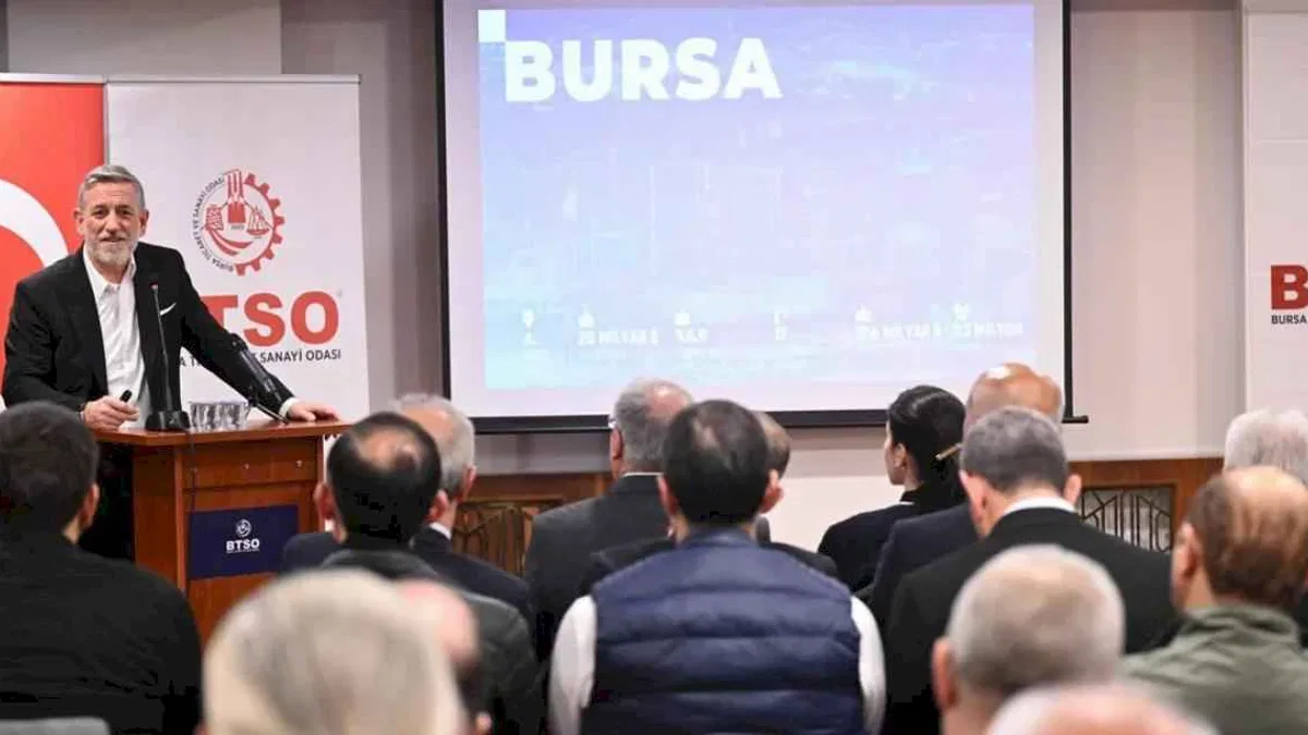 BTSO Başkanı İbrahim Burkay Tarihi Çarşı ve Hanlar Bölgesi Üyeleriyle Buluştu