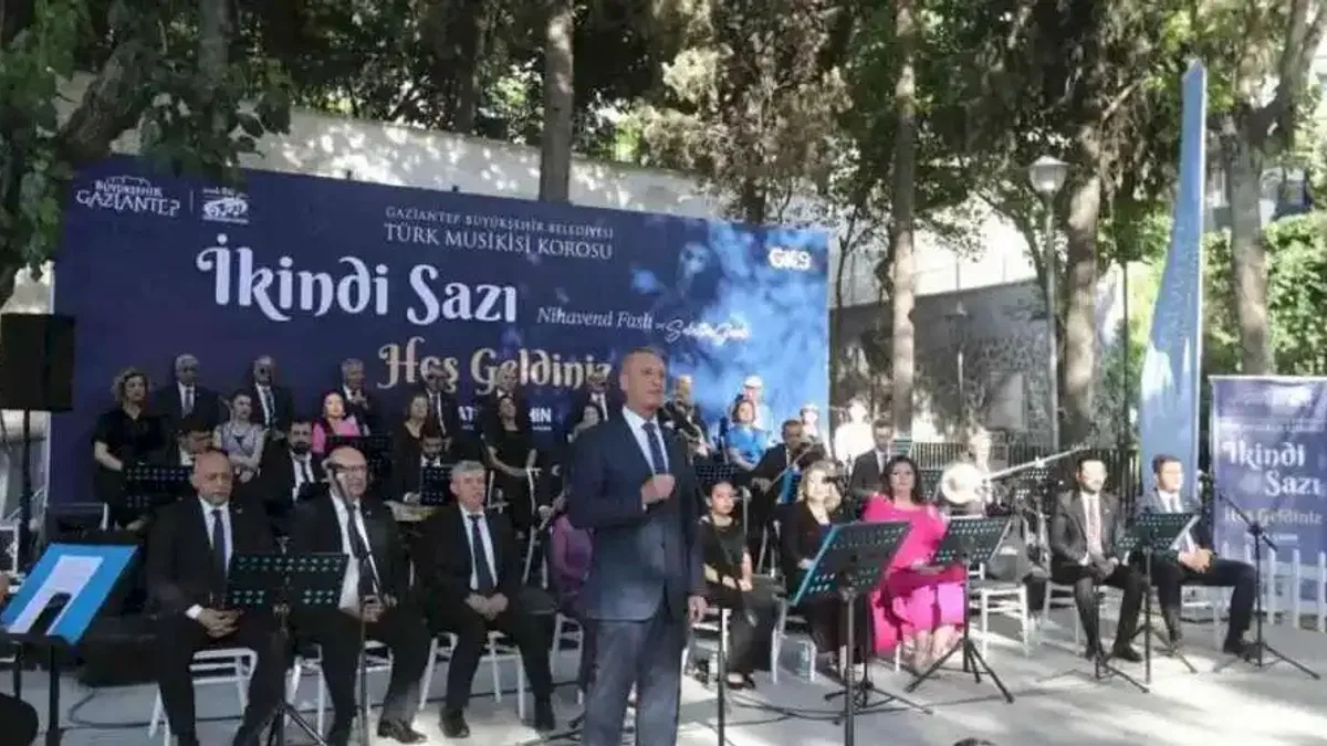 Gaziantep'te İkindi Sazı ile türküler yeniden yankılandı