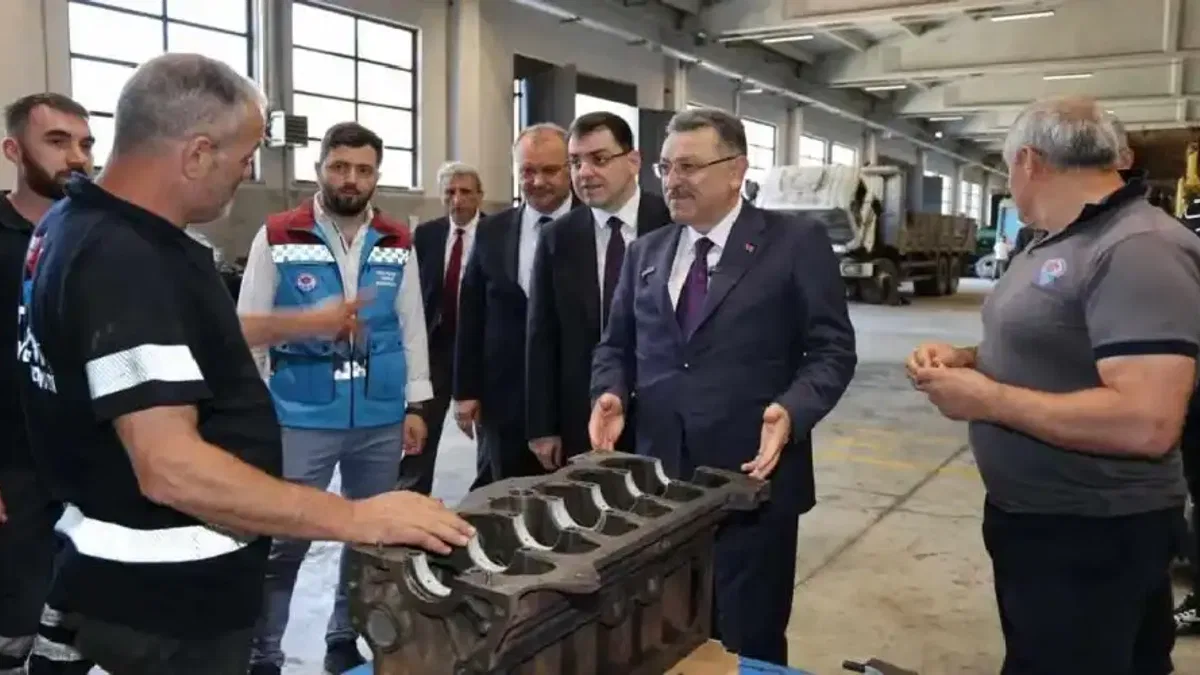 Trabzon’da Başkan Genç personelle Bulak Yerleşkesi'nde buluştu