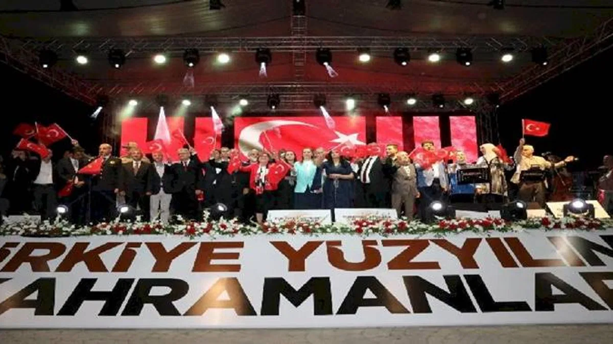 Gazi şehir yine tek yürek oldu
