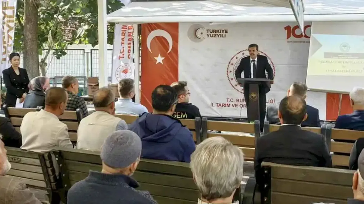 Bursa’nın 17 ilçesinde tarımsal yeni destekleme modeli anlatılıyor
