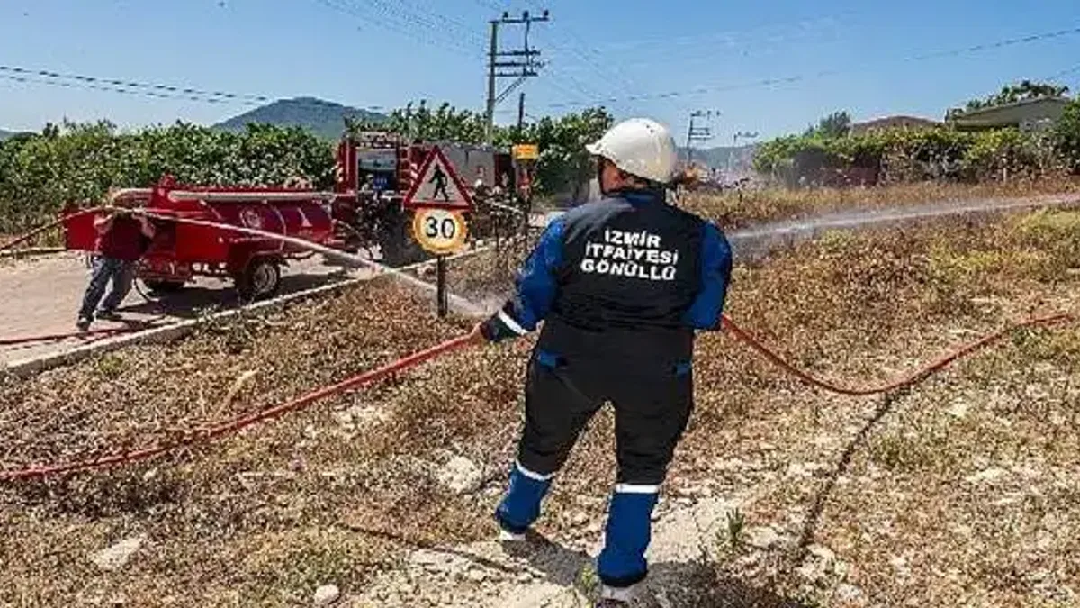 Hayatı paylaşan Sevil ve Kemal Duman çifti yangınlara da birlikte müdahale ediyor