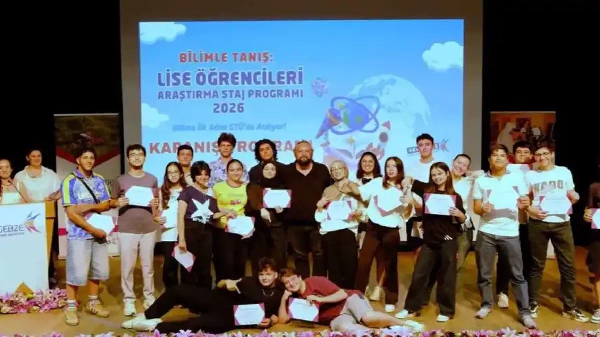 Lise öğrencileri GTÜ’de bilimle tanıştı