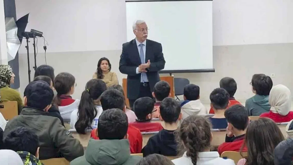 Mardin'de öğrencilere 'Matematik ve Yaşam' söyleşisi