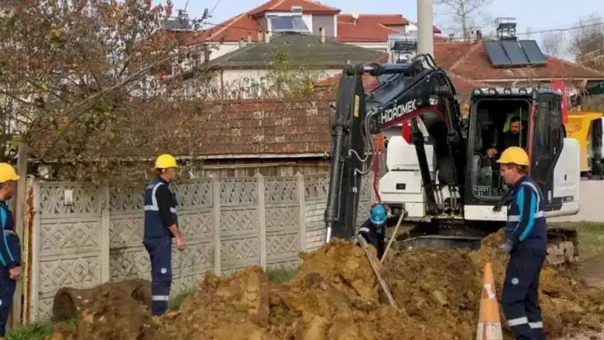SASKİ, 2 bin 500 metrelik içme suyu hattı yenileniyor