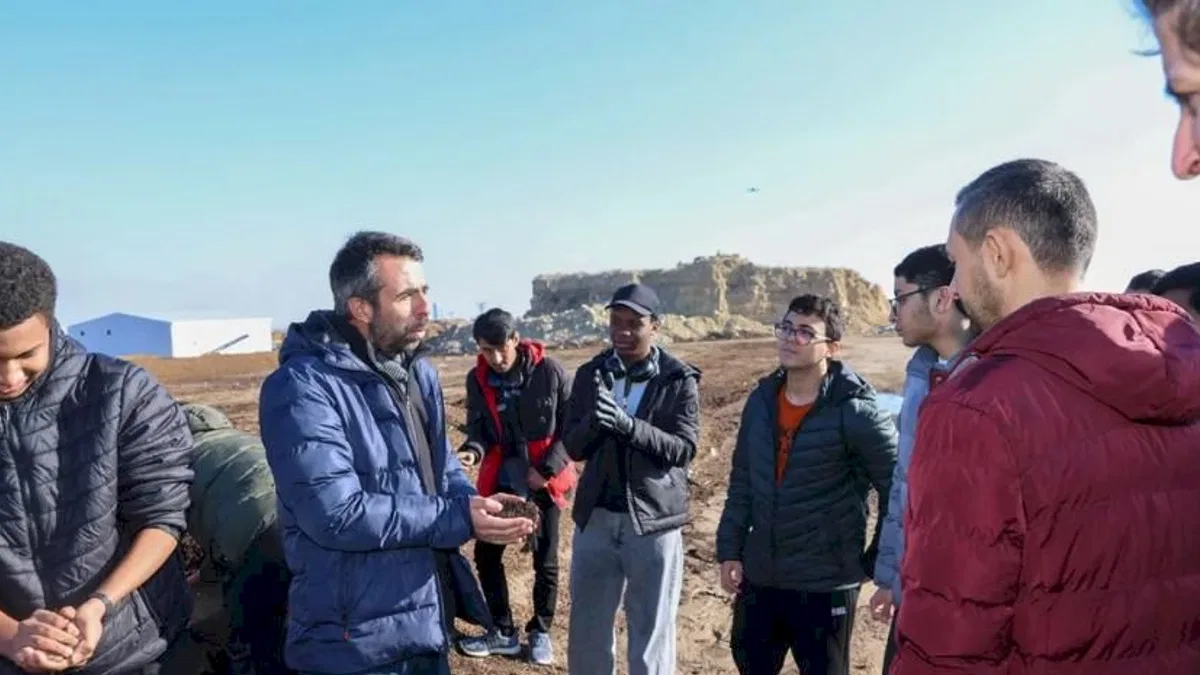 Konyalı öğrenciler kompost üretimini yerinde öğrendi