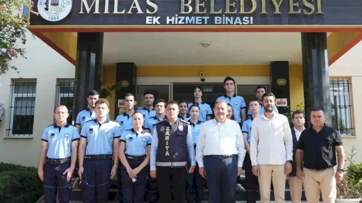 Muğla Milas'ın yeni zabıtaları görevde