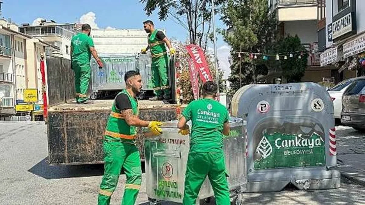 Çankaya Belediyesi "Tertemiz Çankaya" için çalışıyor.