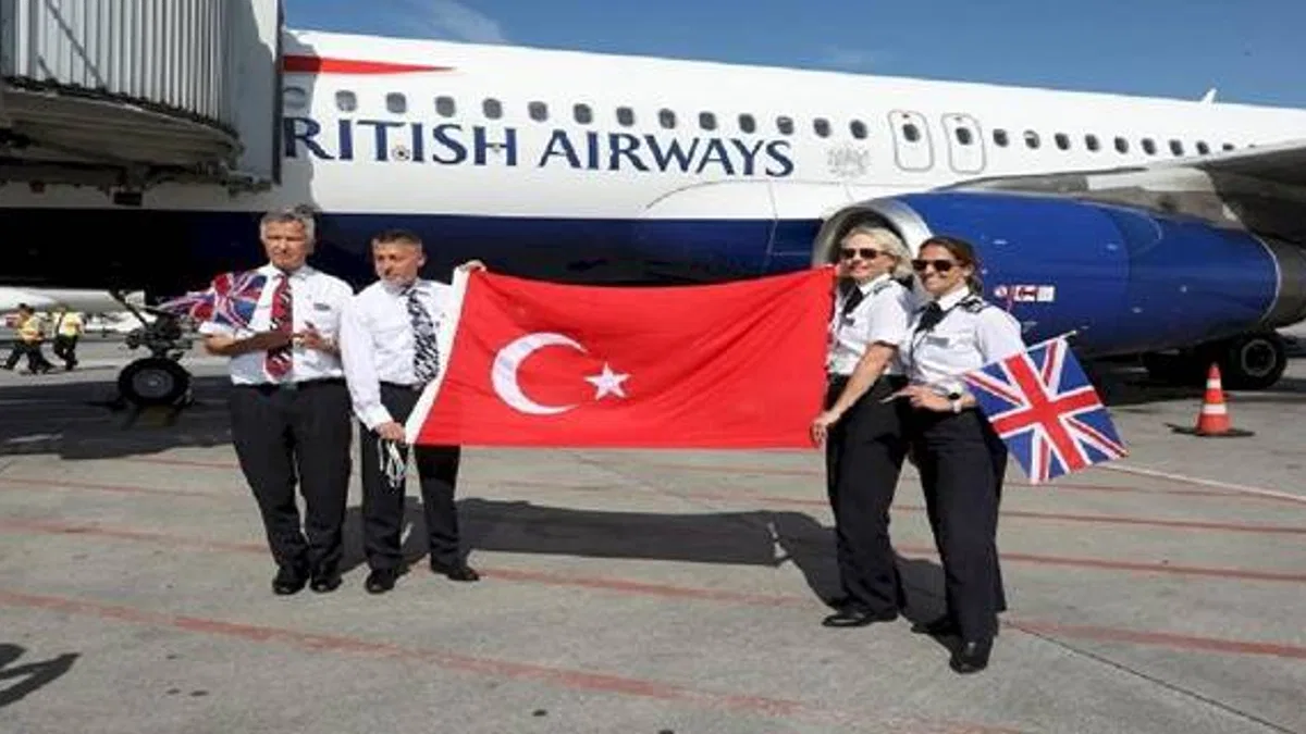 Sabiha Gökçen'den Londra'ya uçuşlar kadınlarla başladı