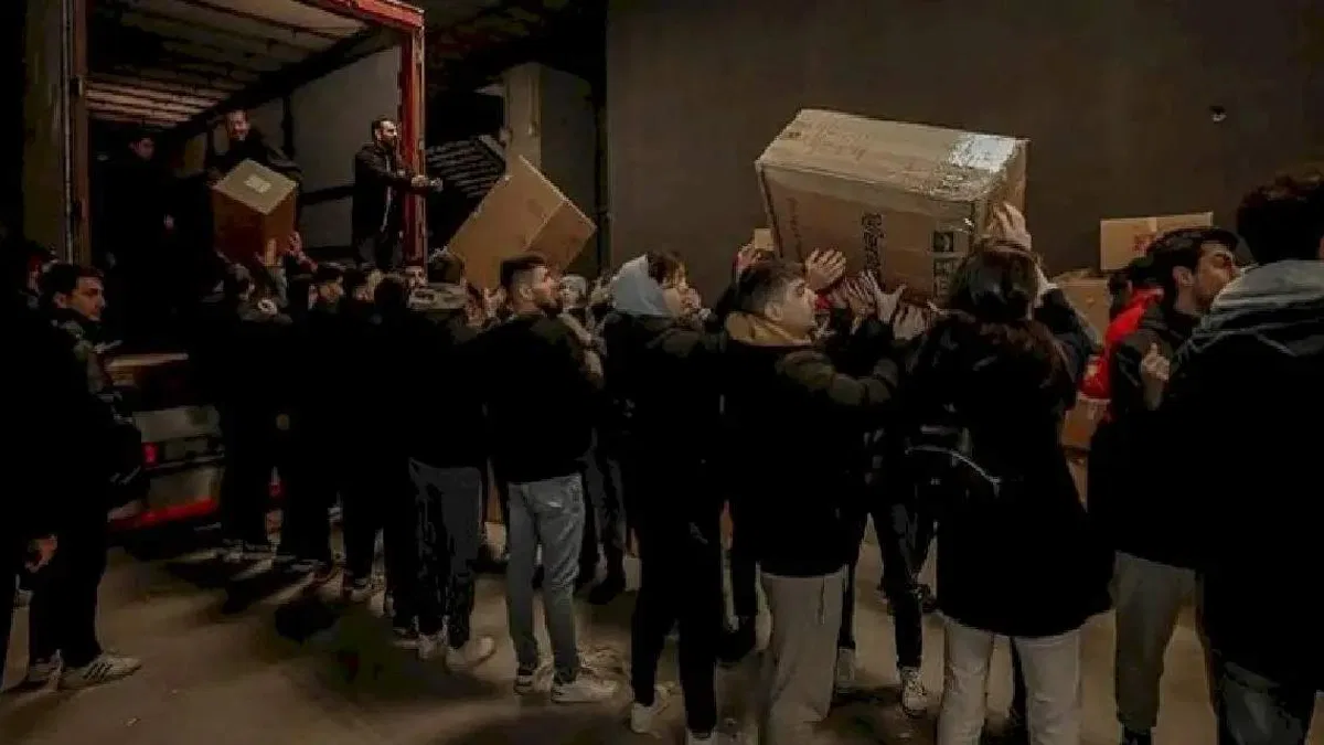 Göztepe’den depremzedelere 6 tır yardım!
